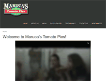 Tablet Screenshot of marucaspizza.com